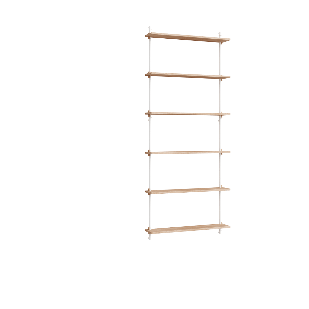 MOEBE Moebe wall shelving ws.200.1 Oak-white