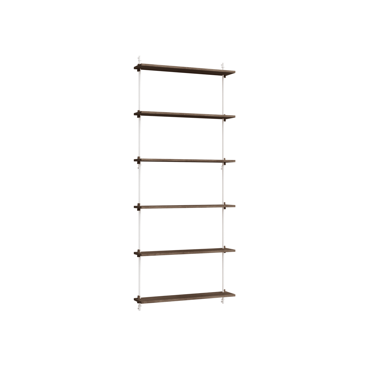 MOEBE Moebe wall shelving ws.200.1 Smoked oak-white