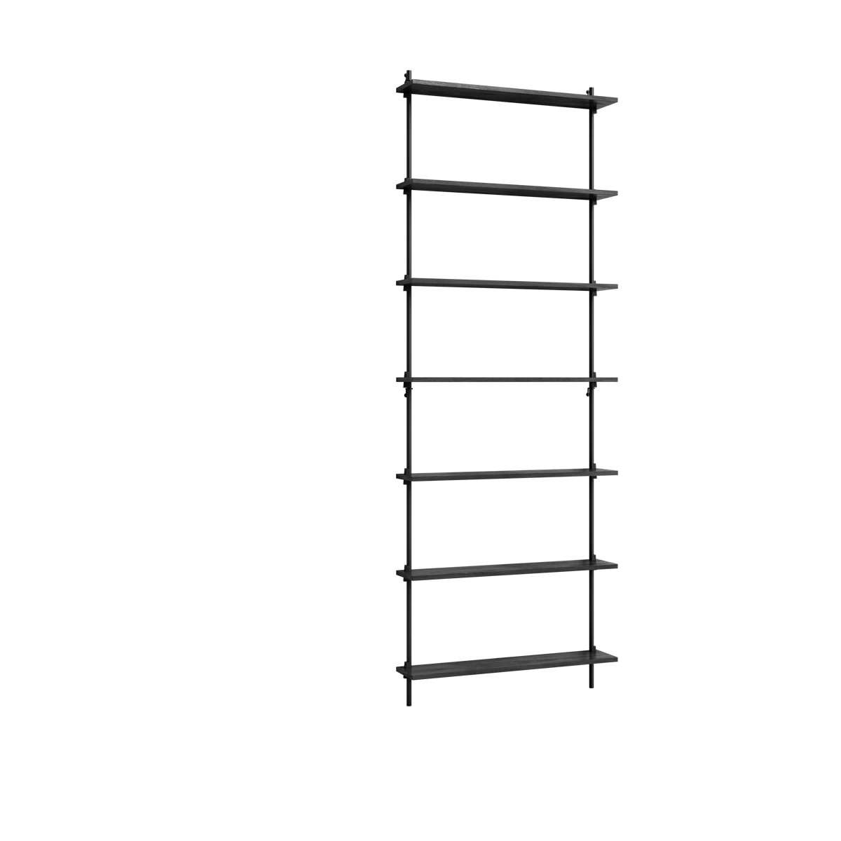 MOEBE Moebe wall shelving ws.230.1 Black