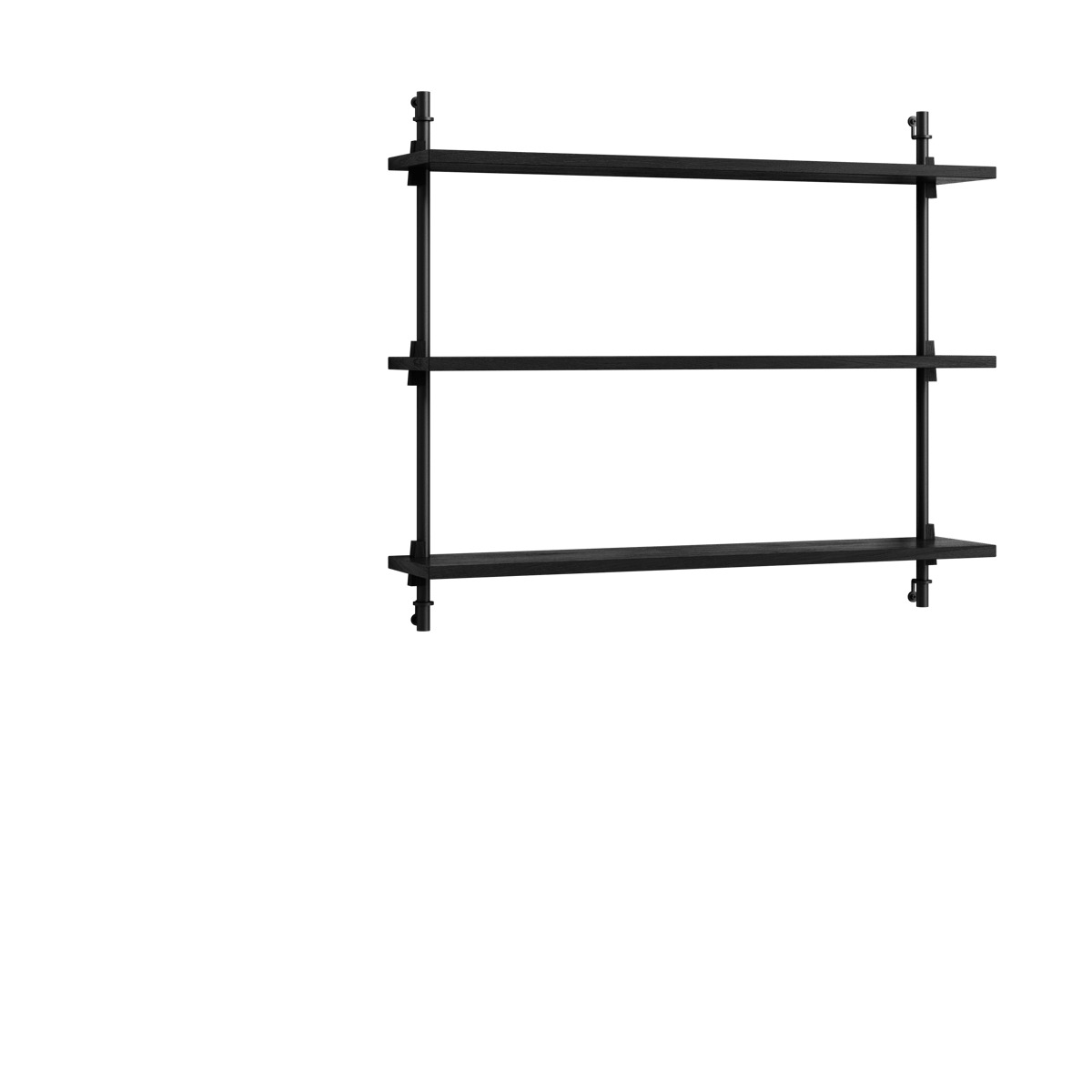 MOEBE Moebe wall shelving ws.65.1 Black