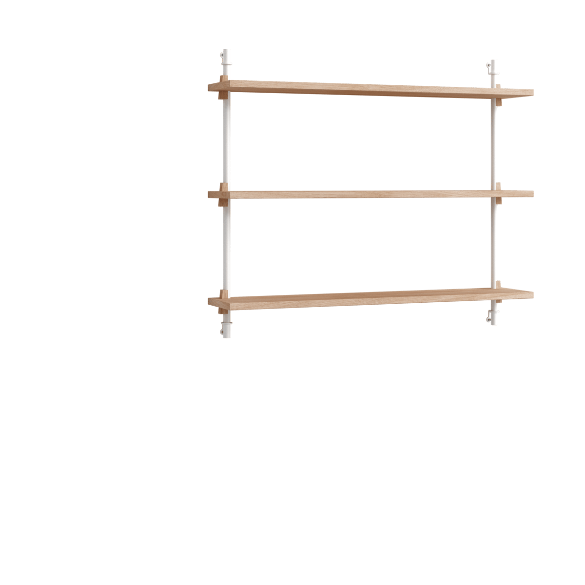 MOEBE Moebe wall shelving ws.65.1 Oak-white