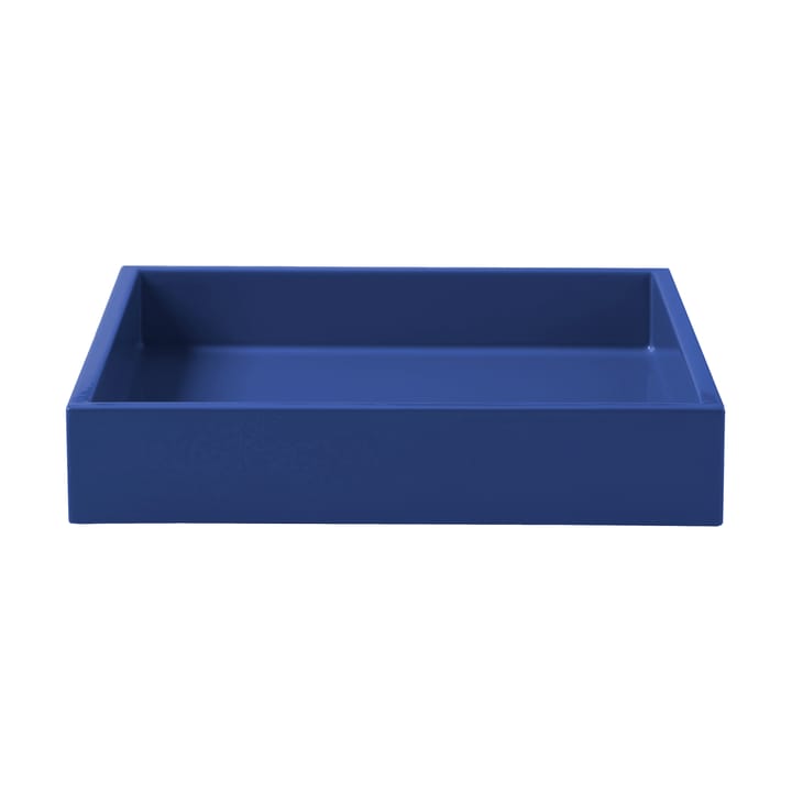 Lux lacquered decorative tray 19x19x3,5 cm - Ultramarine - Mojoo