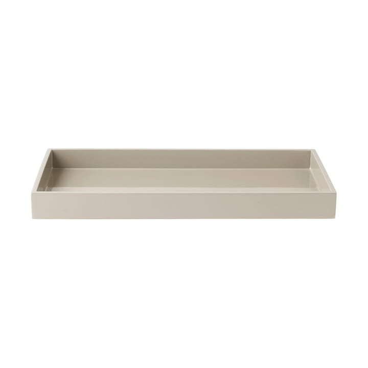 Lux lacquered decorative tray 38x19x3.5 cm - Latte - Mojoo