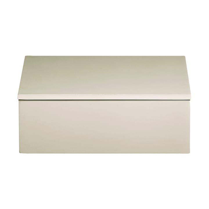 Lux lacquered storage box 19x19x7 cm - Latte - Mojoo