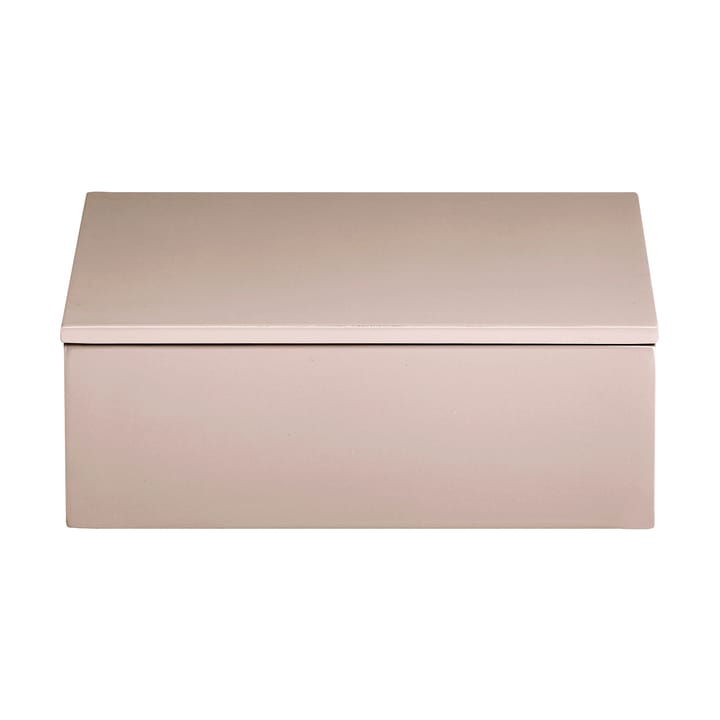 Lux lacquered storage box 19x19x7 cm - Powder rose - Mojoo