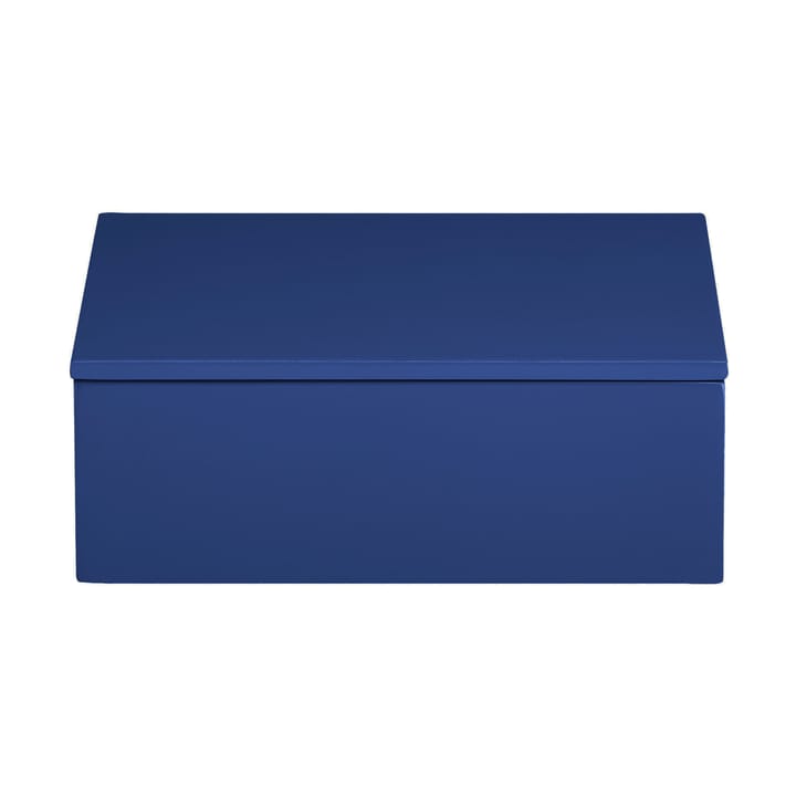 Lux lacquered storage box 19x19x7 cm - Ultramarine - Mojoo