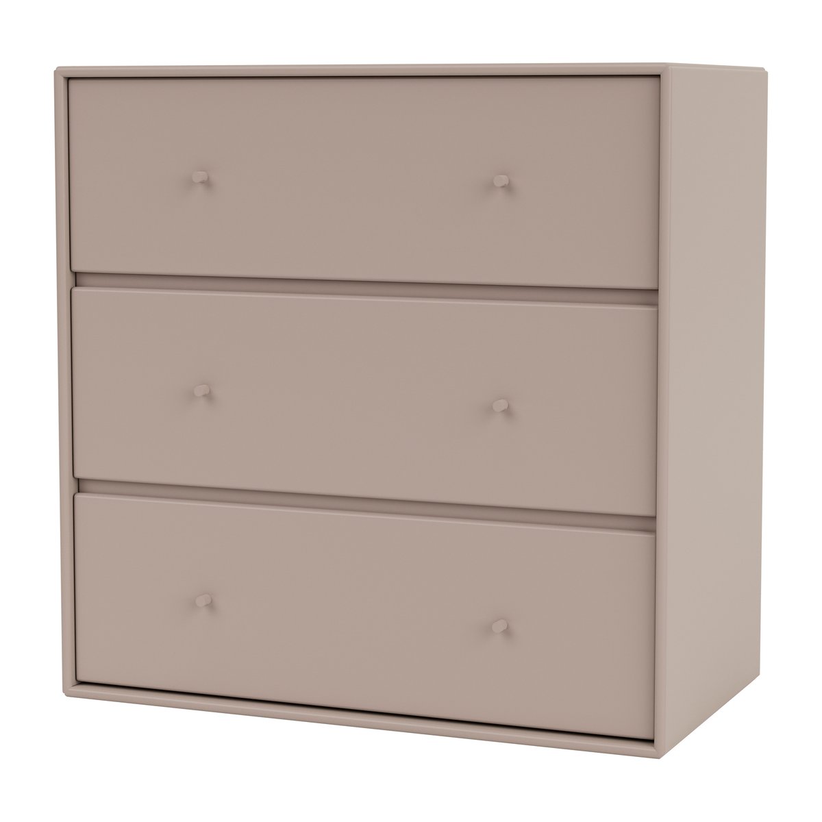 Montana CARRY dresser, 3 drawers Mushroom