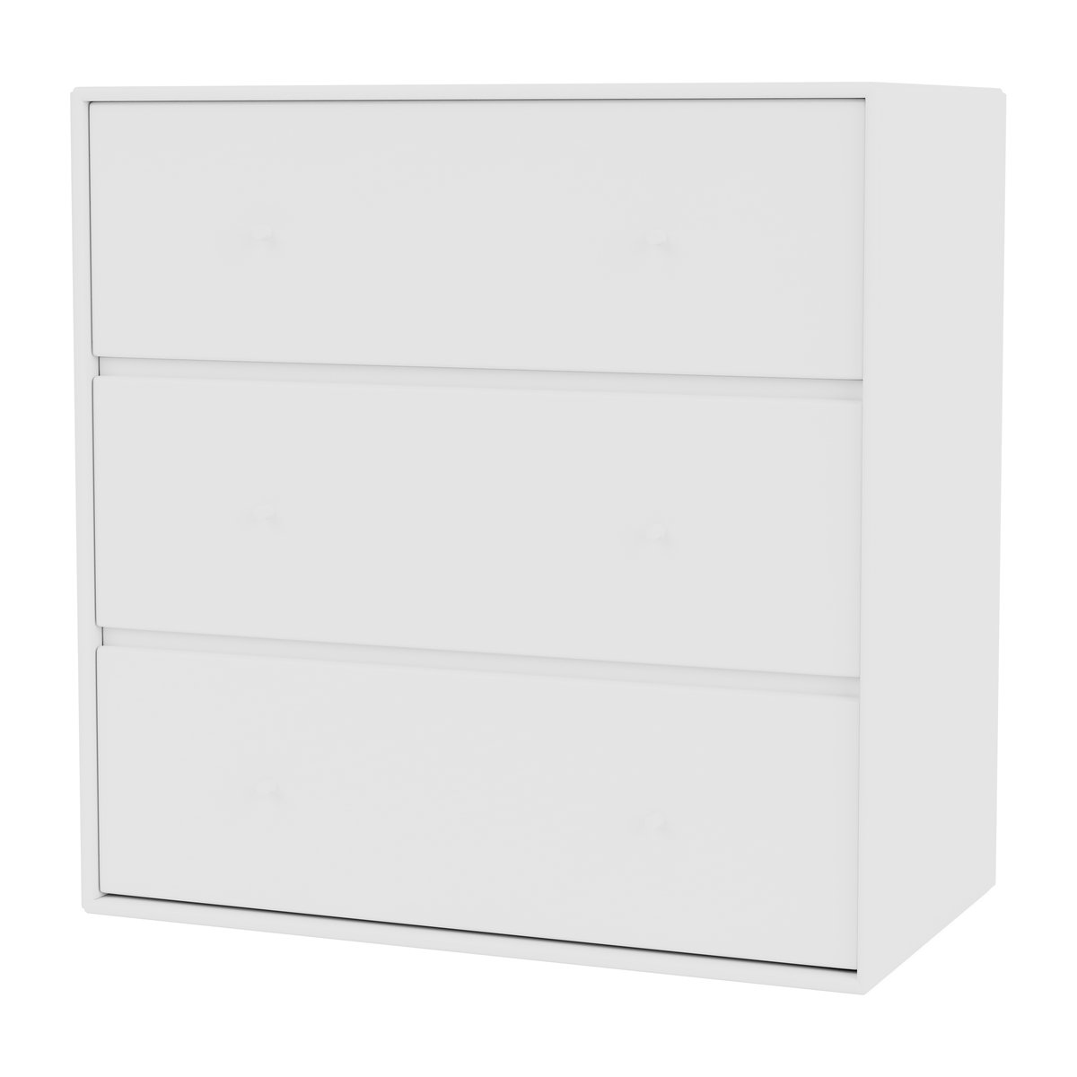 Montana CARRY dresser, 3 drawers New white