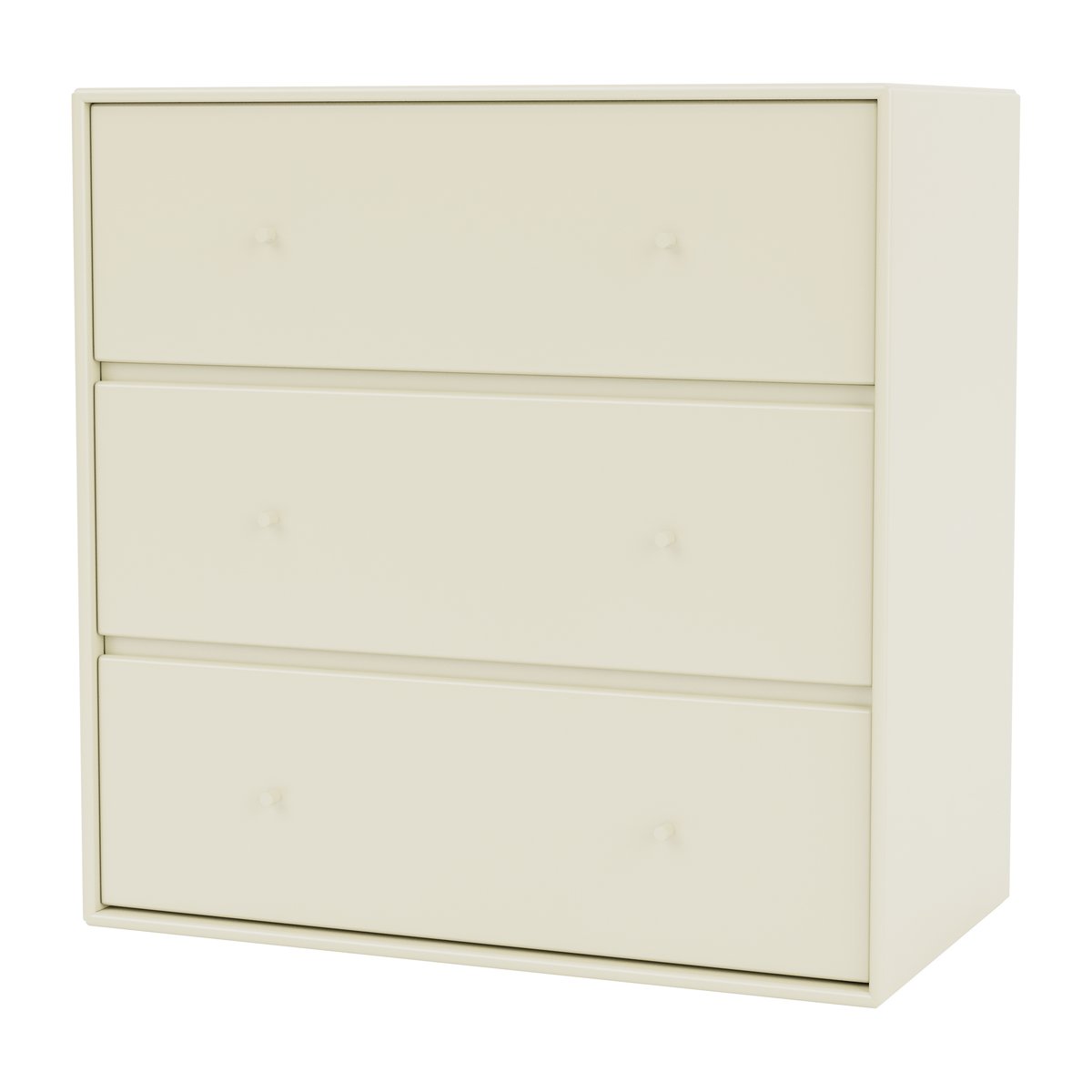 Montana CARRY dresser, 3 drawers Vanilla