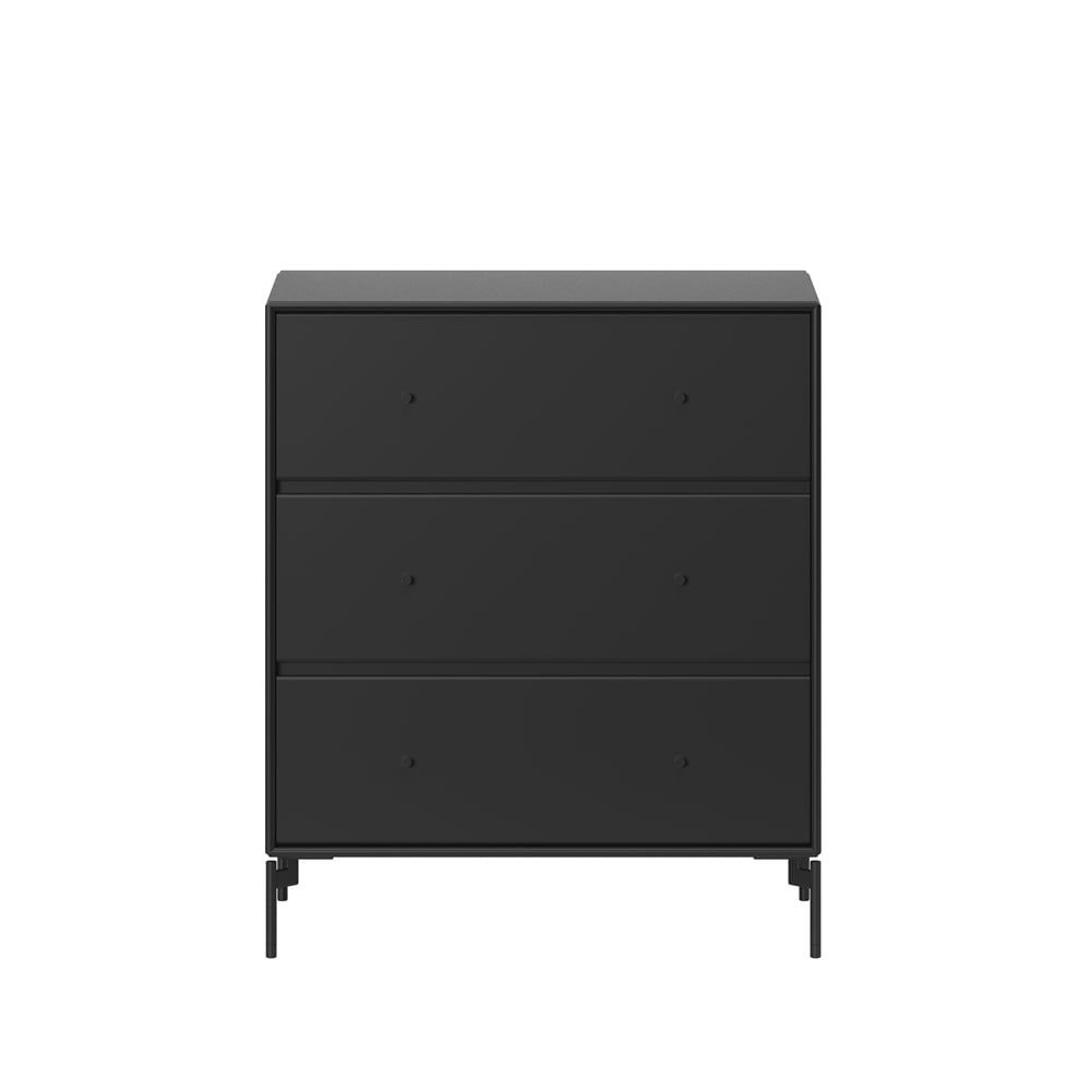 Montana Carry dresser Black 05, black lacquered legs