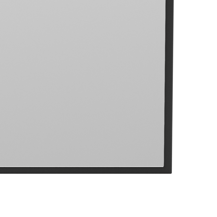 Colour Frame mirror 46.8x46.8 cm - Black - Montana