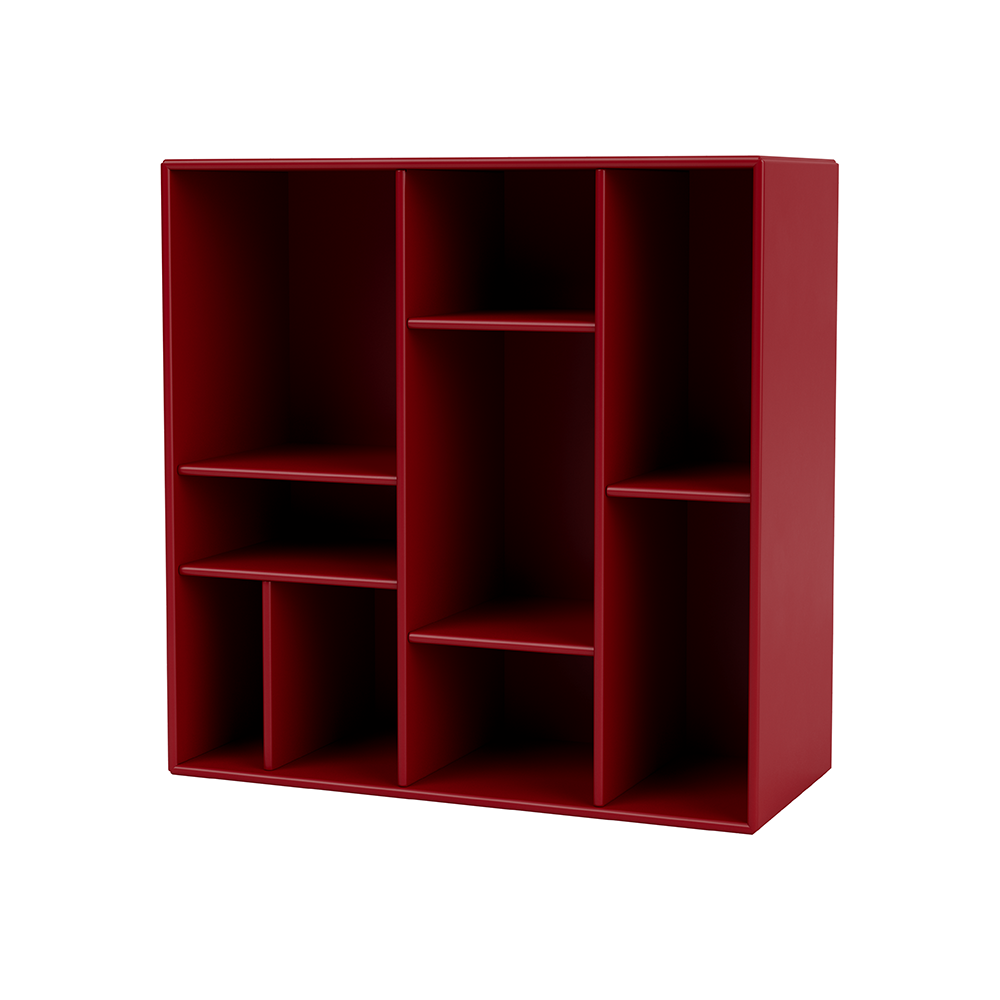 Montana COMPILE decorative shelf 69.6x69.6 cm Beetroot 165