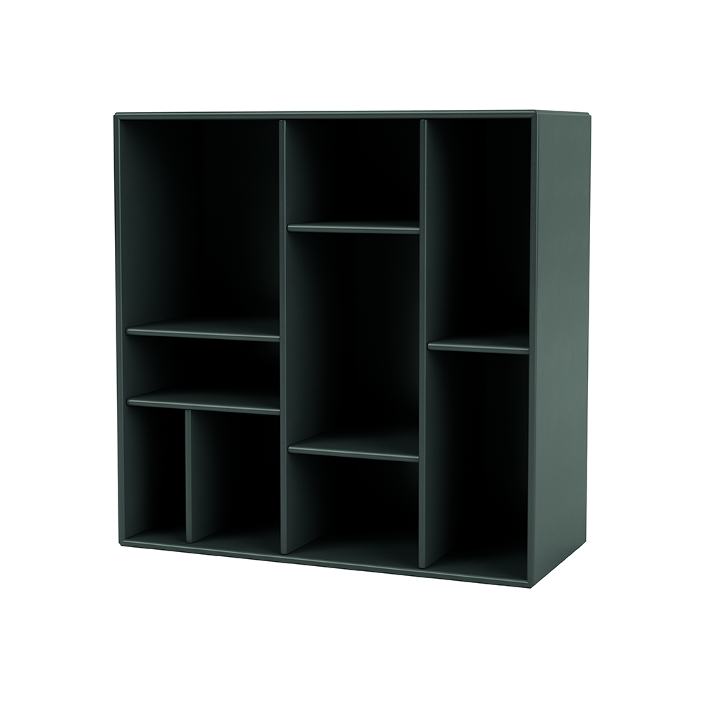 Montana COMPILE decorative shelf 69.6x69.6 cm Black jade 163