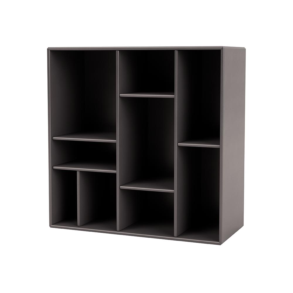 Montana COMPILE decorative shelf 69.6x69.6 cm Coffee 35