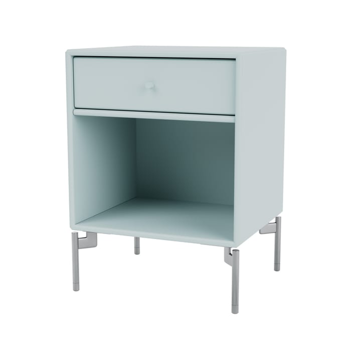 Dream bedside table - Flint 148, chrome legs - Montana