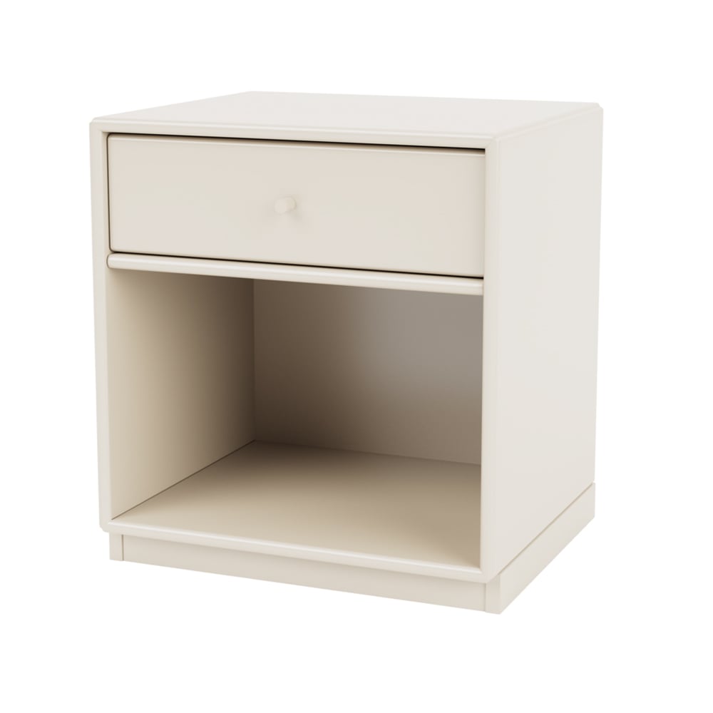 Montana Dream bedside table Oat 158, base 3cm