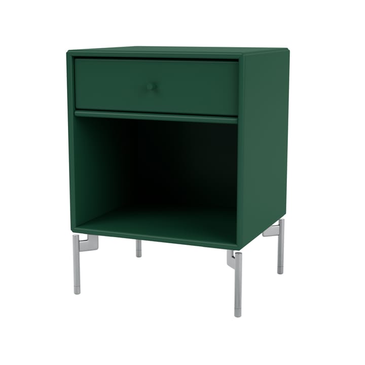 Dream bedside table - Pine 136, chrome legs - Montana