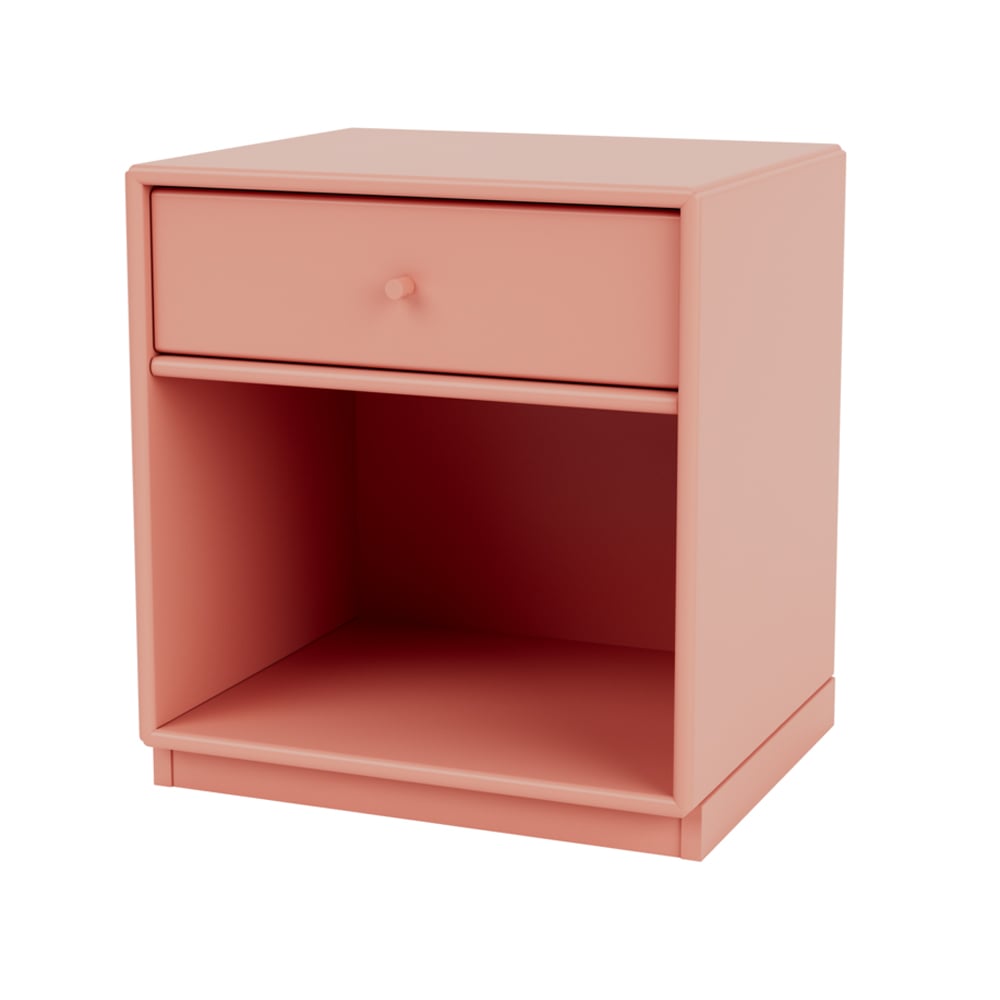 Montana Dream bedside table Rhubarb 151, base 3cm