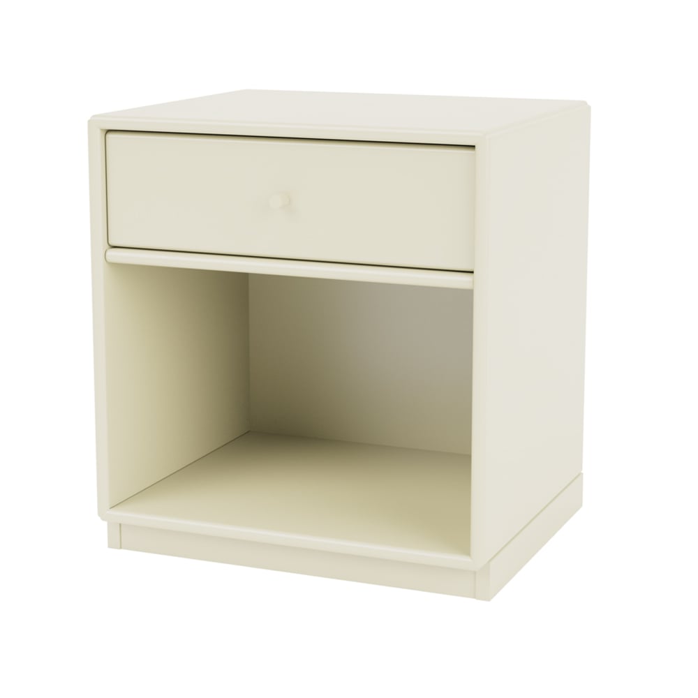 Montana Dream bedside table Vanilla 150, base 3cm