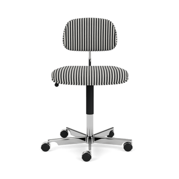 Kevi 2534U Office chair - Stripe-aluminum - Montana