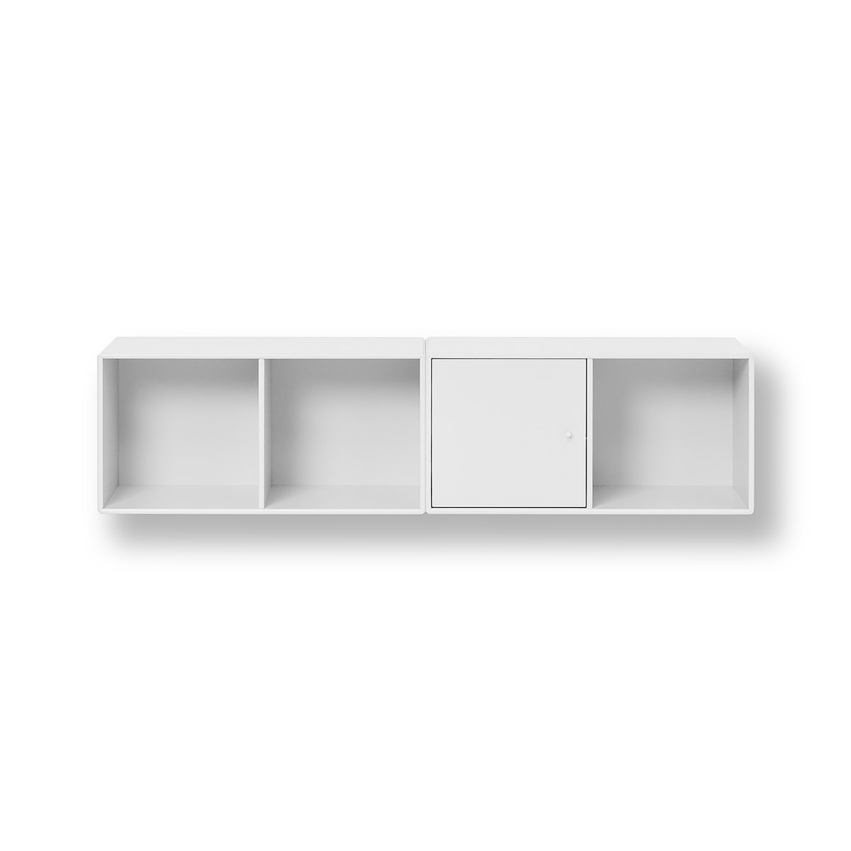 Montana Line shelf module wall hung 1 door New white 101