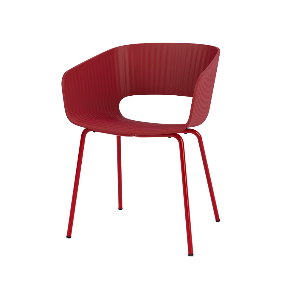 Montana Marée 401 chair Beetroot legs lacquered metal