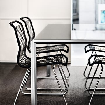 Panton One chair - Black, stainless steel - Montana