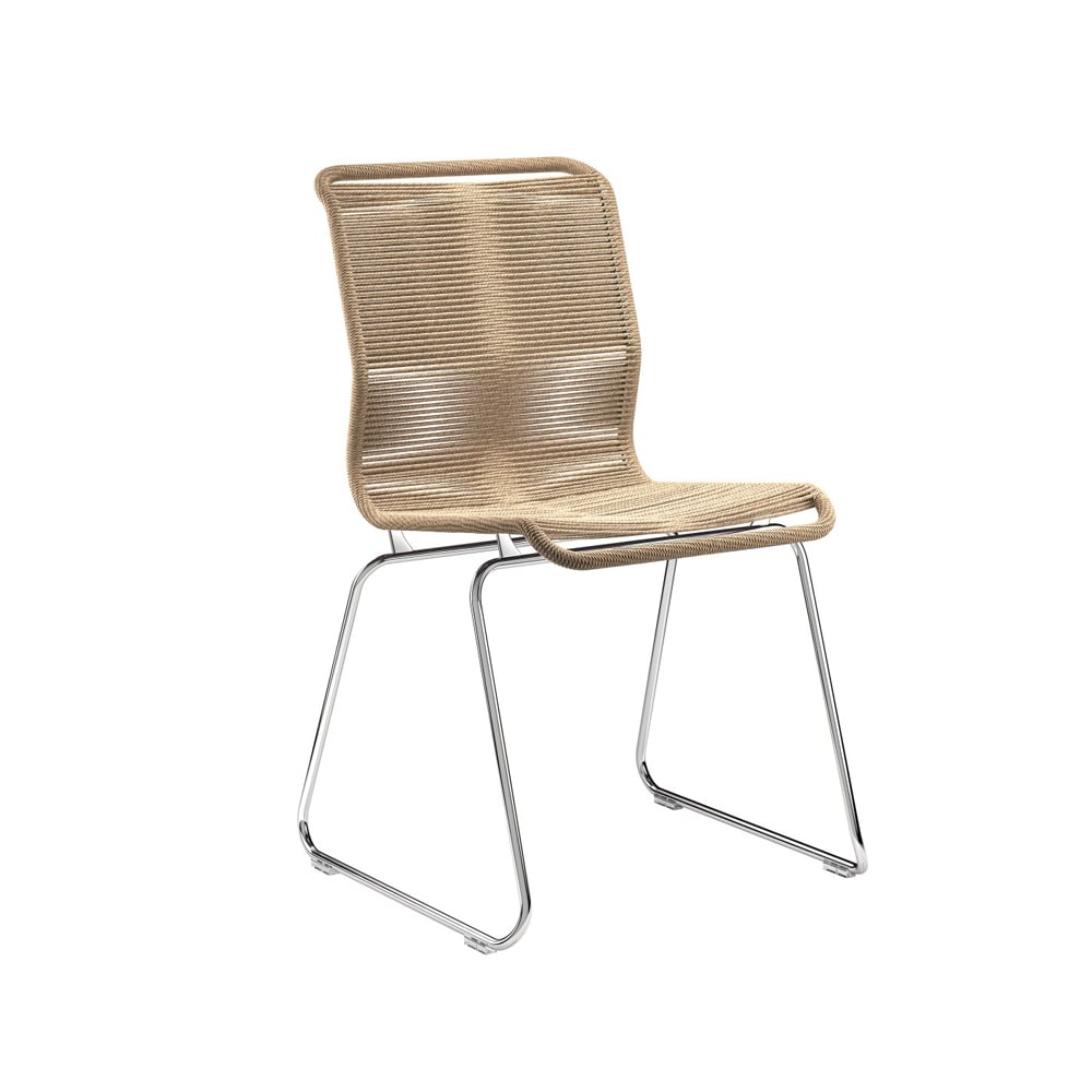 Montana Panton One chair Nature, paper/stainless steel