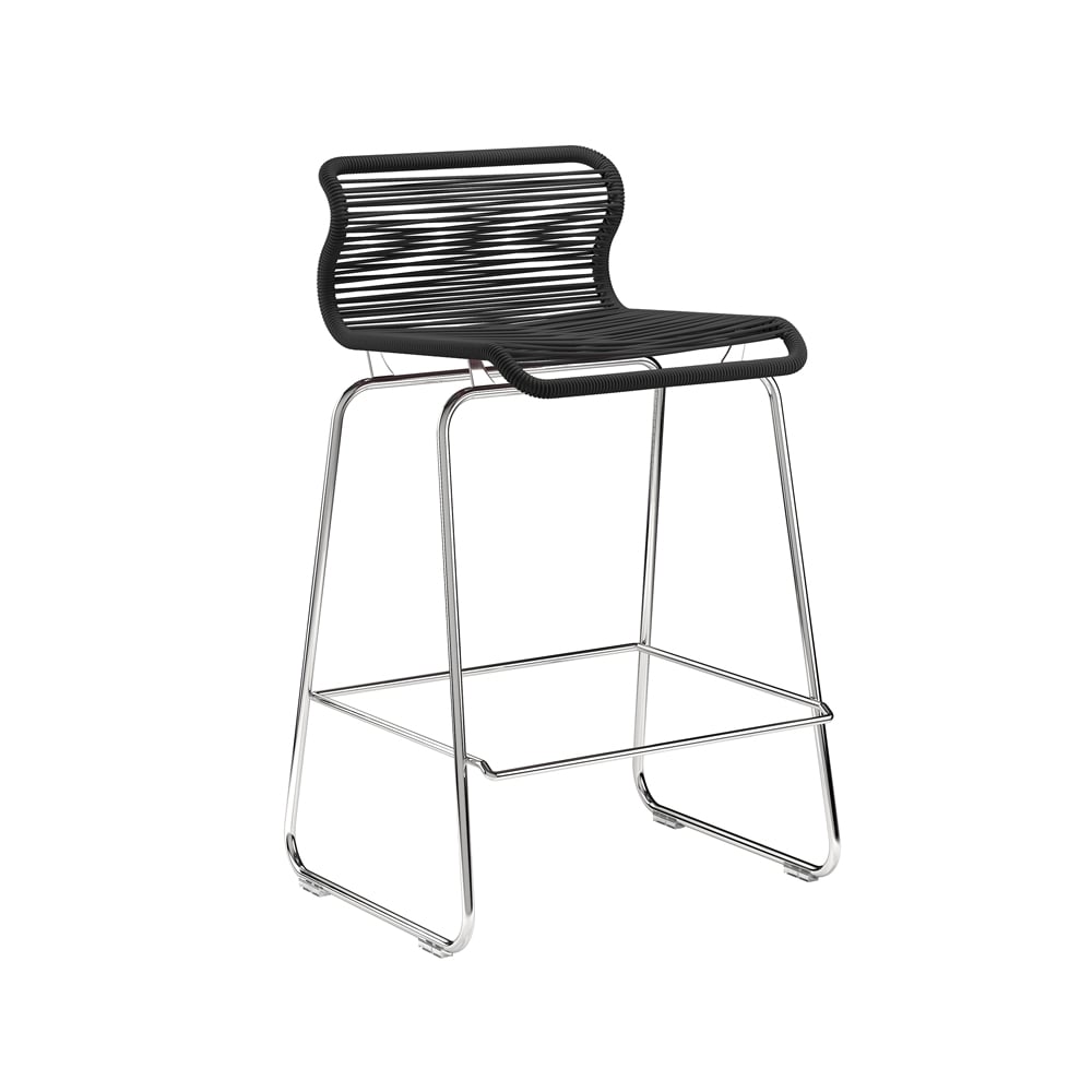 Montana Panton One kitchen barstool Clark, stainless steel