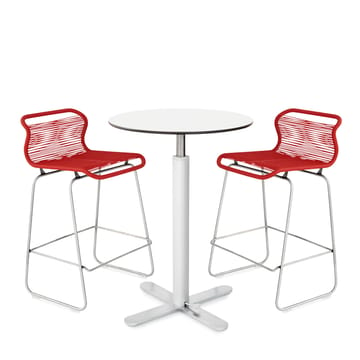 Panton One kitchen barstool - Holmes, stainless steel - Montana