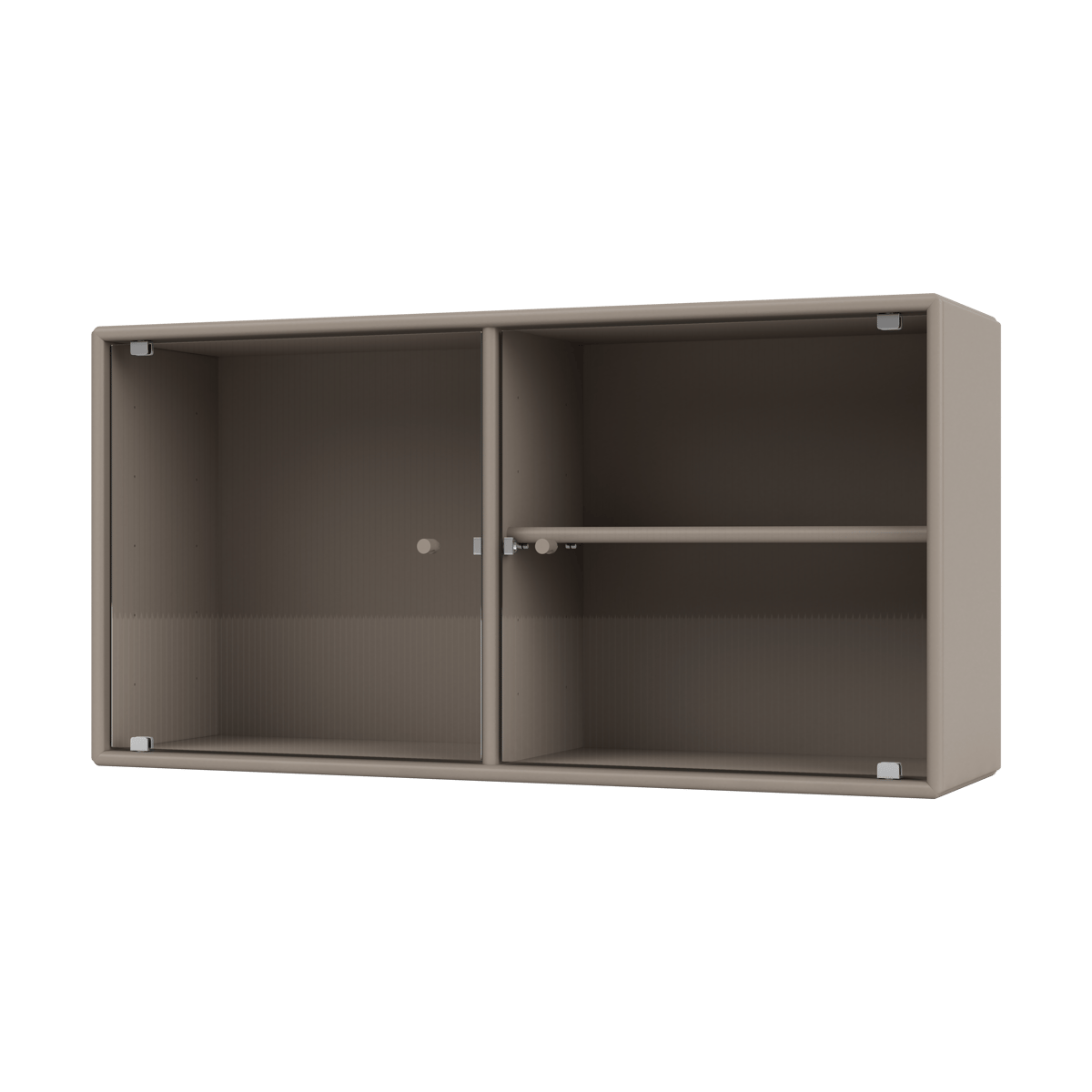 Montana Ripple I display cabinet 69.6x35.4x20 cm Truffle