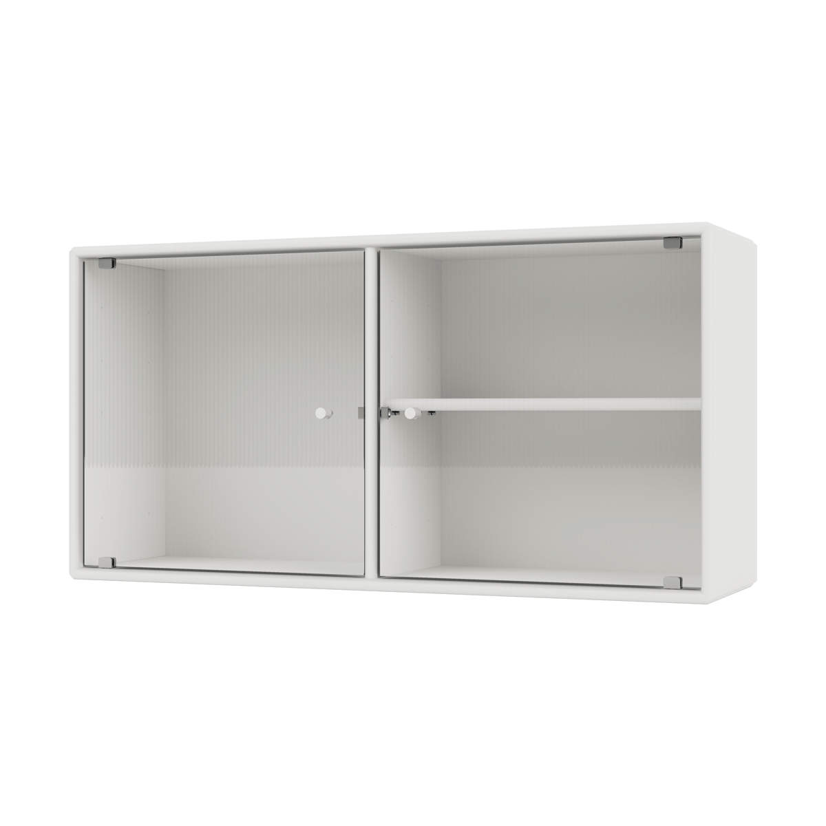 Montana Ripple I display cabinet 69.6x35.4x20 cm White