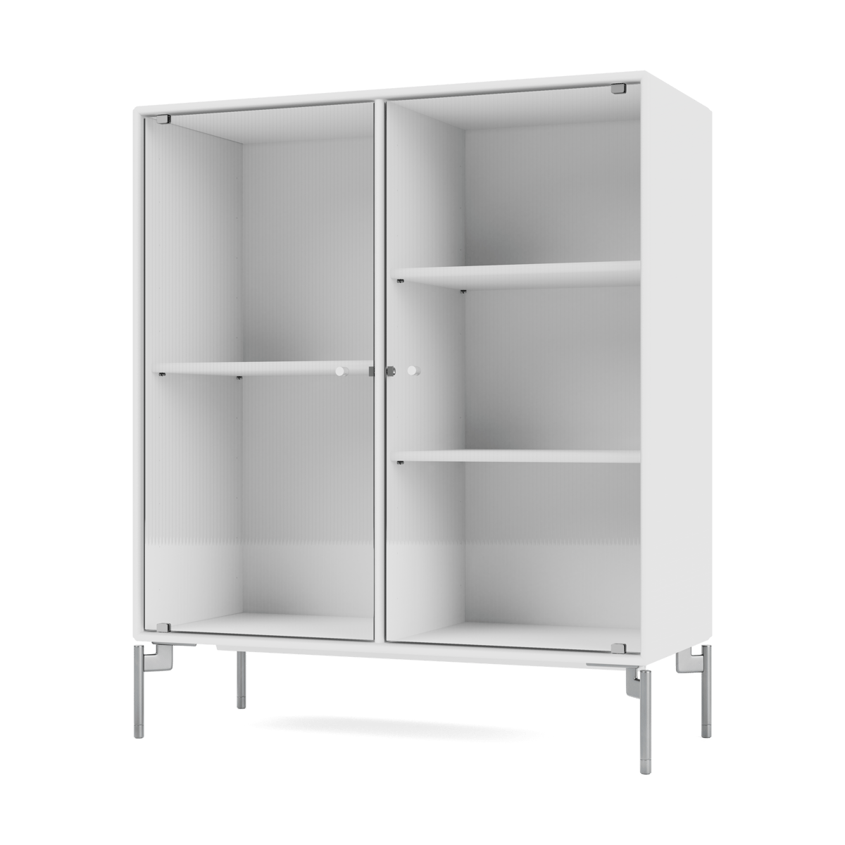 Montana Ripple II display cabinet 69.6x82.2x30 cm NewWhite-legs chrome