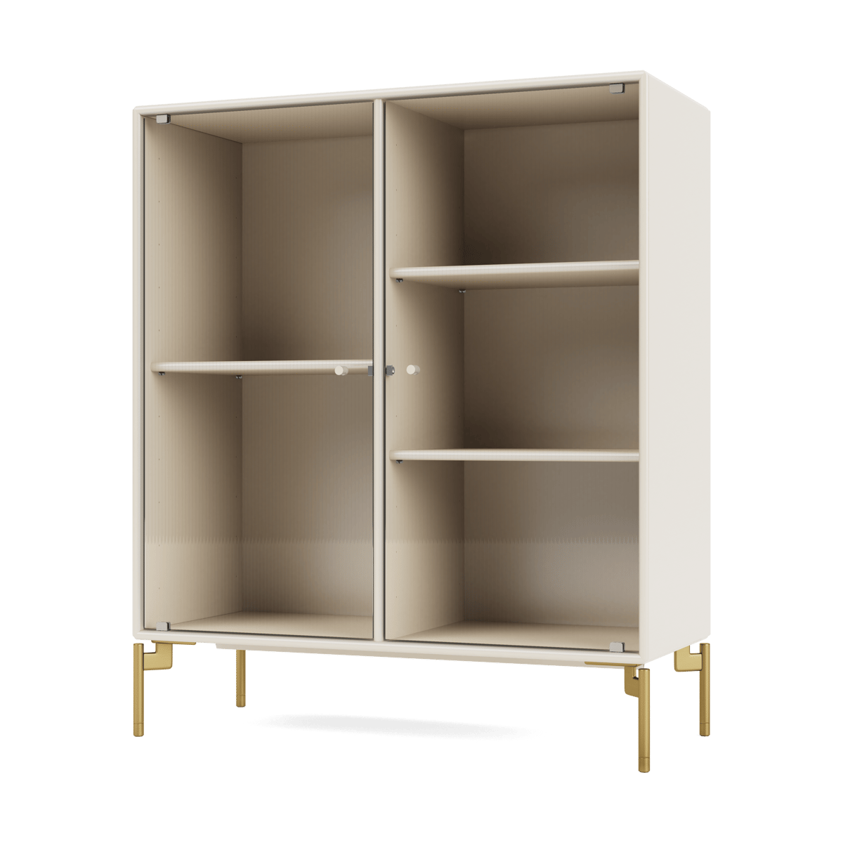 Montana Ripple II display cabinet 69.6x82.2x30 cm Oat-legs brass