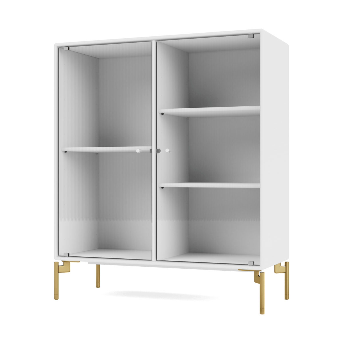 Montana Ripple II display cabinet 69.6x82.2x30 cm Snow-legs brass