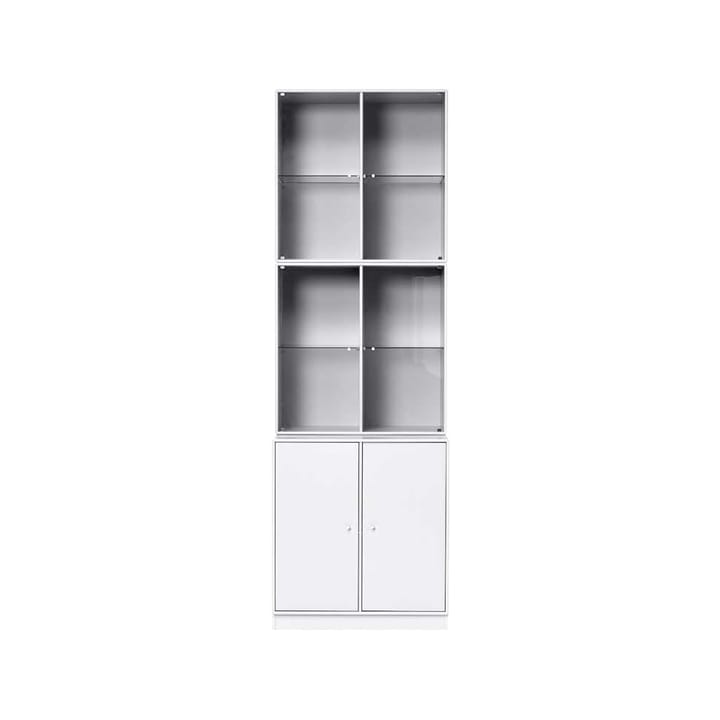 Rise display cabinet, New white 101, with base Montana