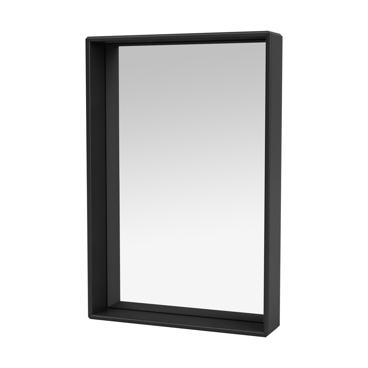 Montana Shelfie colour frame mirror 46.8x69.6 cm Black