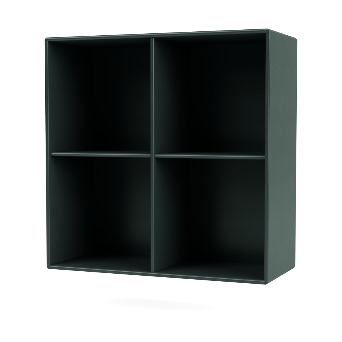 Montana SHOW shelf 69.6x69.6 cm incl. suspension rail 163-BlackJade