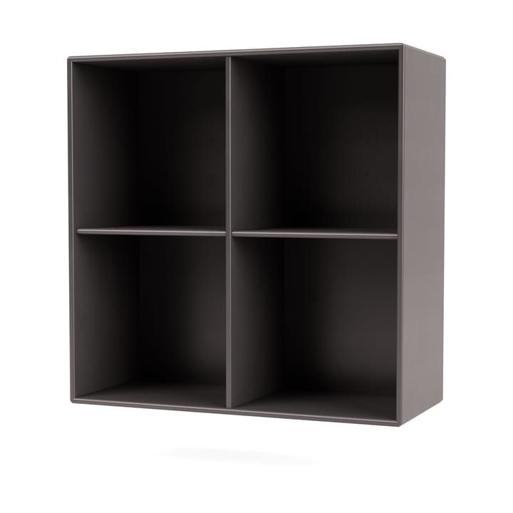 SHOW shelf 69.6x69.6 cm incl. suspension rail - 35-Coffee - Montana