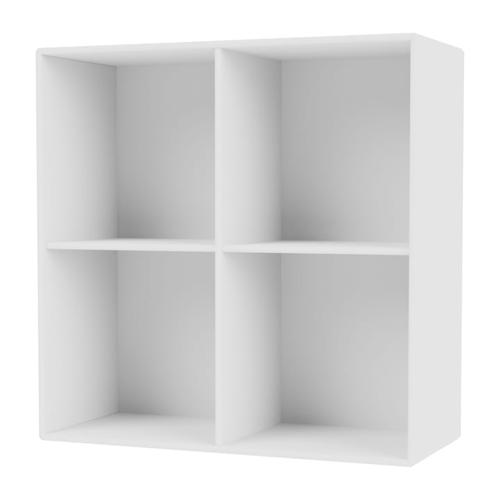 SHOW shelf 69.6x69.6 cm incl. suspension rail - New white - Montana