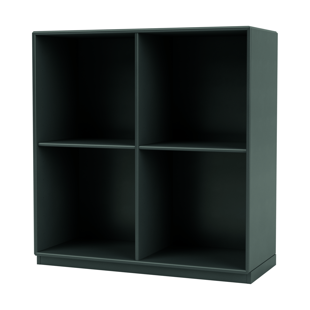 Montana SHOW shelf 69.6x69.6 cm. socket 3 cm 163-BlackJade