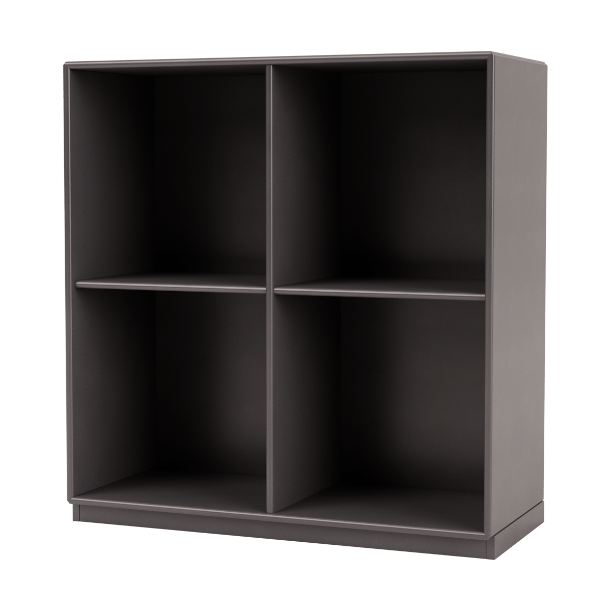 Montana SHOW shelf 69.6x69.6 cm. socket 3 cm 35-Coffee