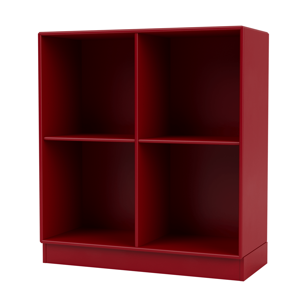 Montana SHOW shelf 69.6x69.6 cm. socket 7 cm 165-Beetroot