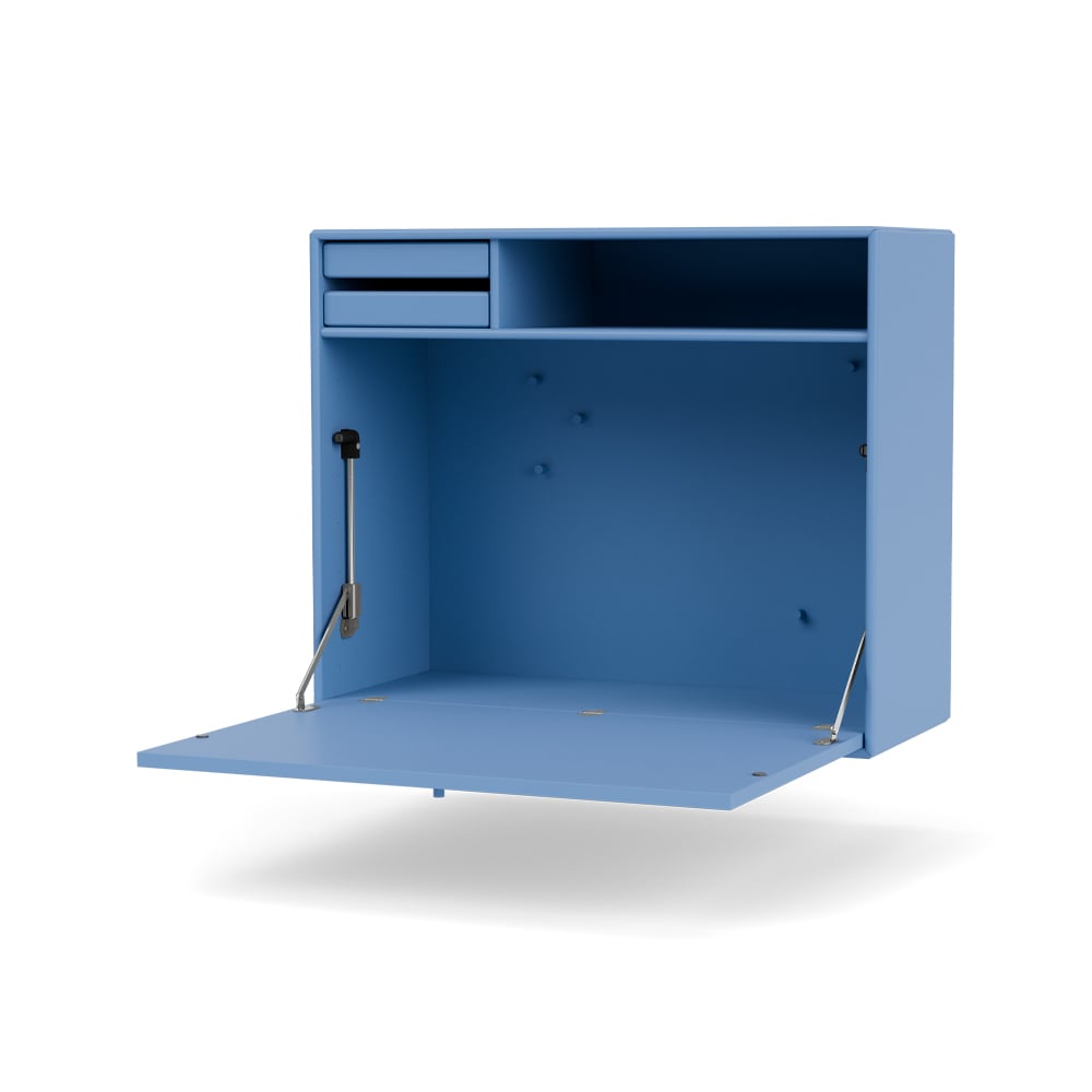 Montana STUDIO desk, wall hung Azure 154