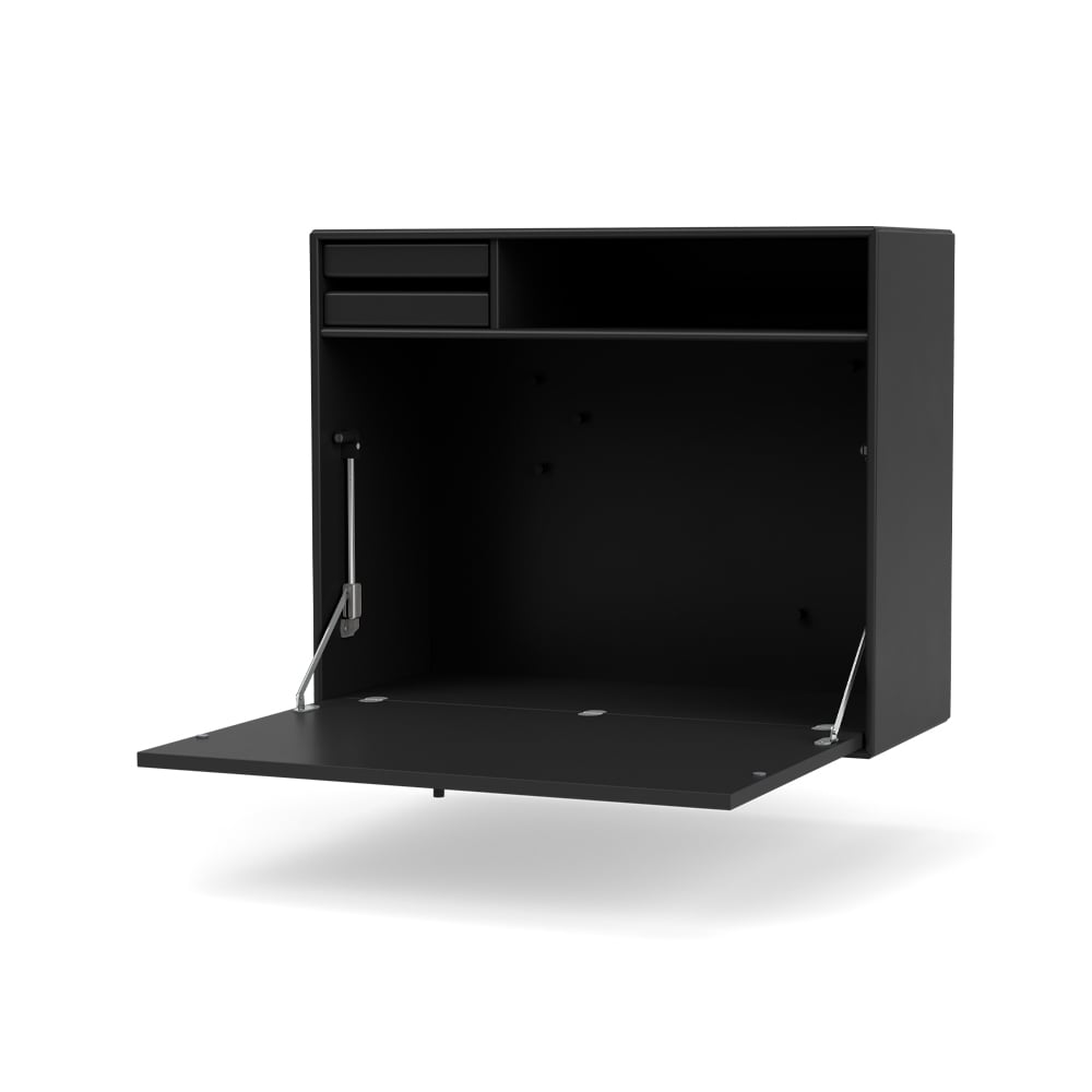 Montana STUDIO desk, wall hung Black 05