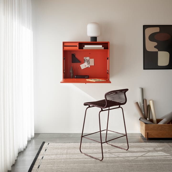 STUDIO desk, wall hung - Black jade 163 - Montana