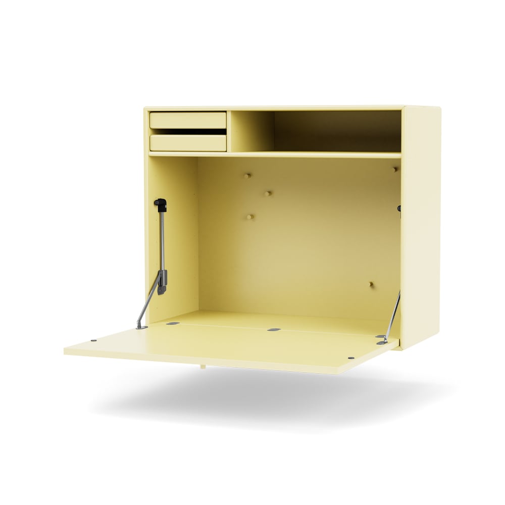 Montana STUDIO desk, wall hung Camomile 159