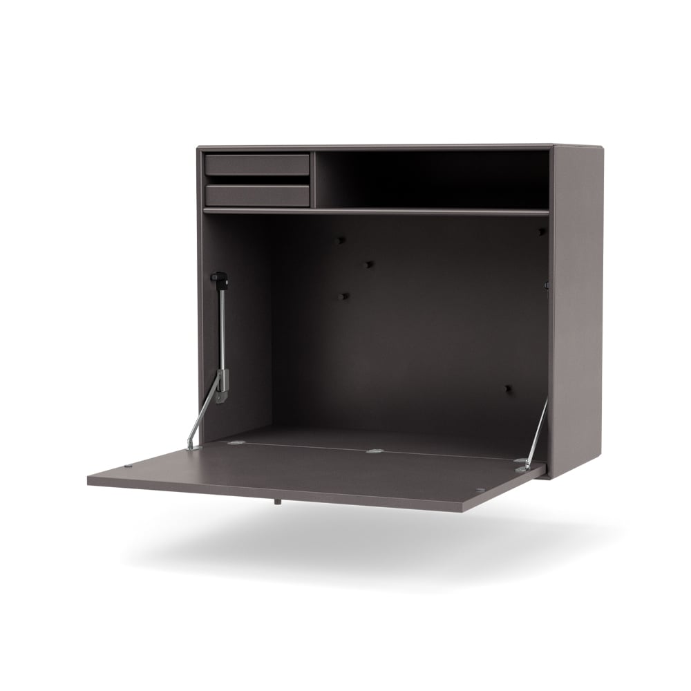 Montana STUDIO desk, wall hung Coffee 35