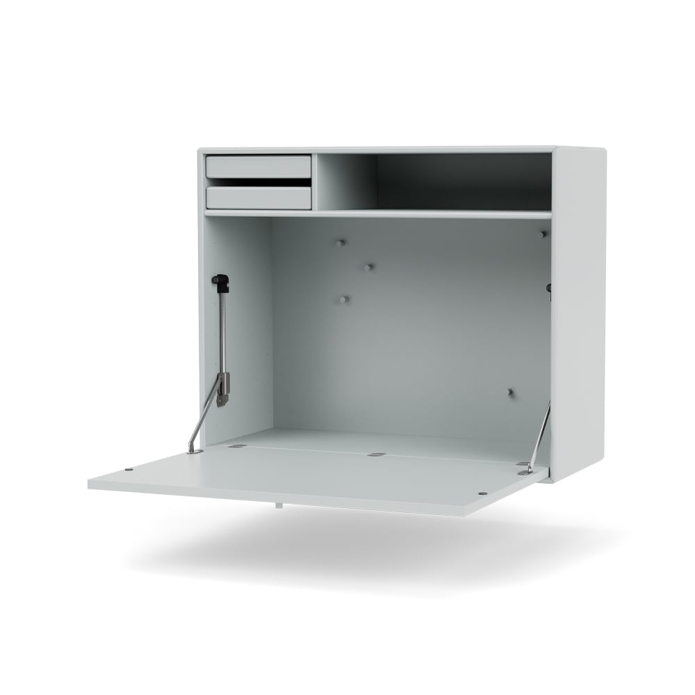 Montana STUDIO desk, wall hung Oyster 156