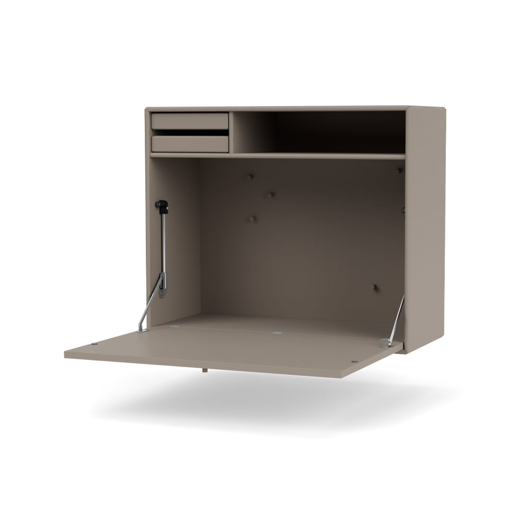 Montana STUDIO desk, wall hung Truffle 141